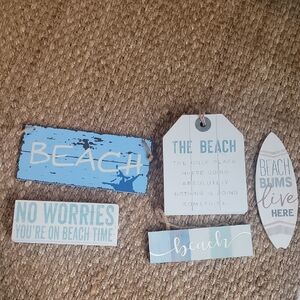 Beach Themed Wall Decor Set